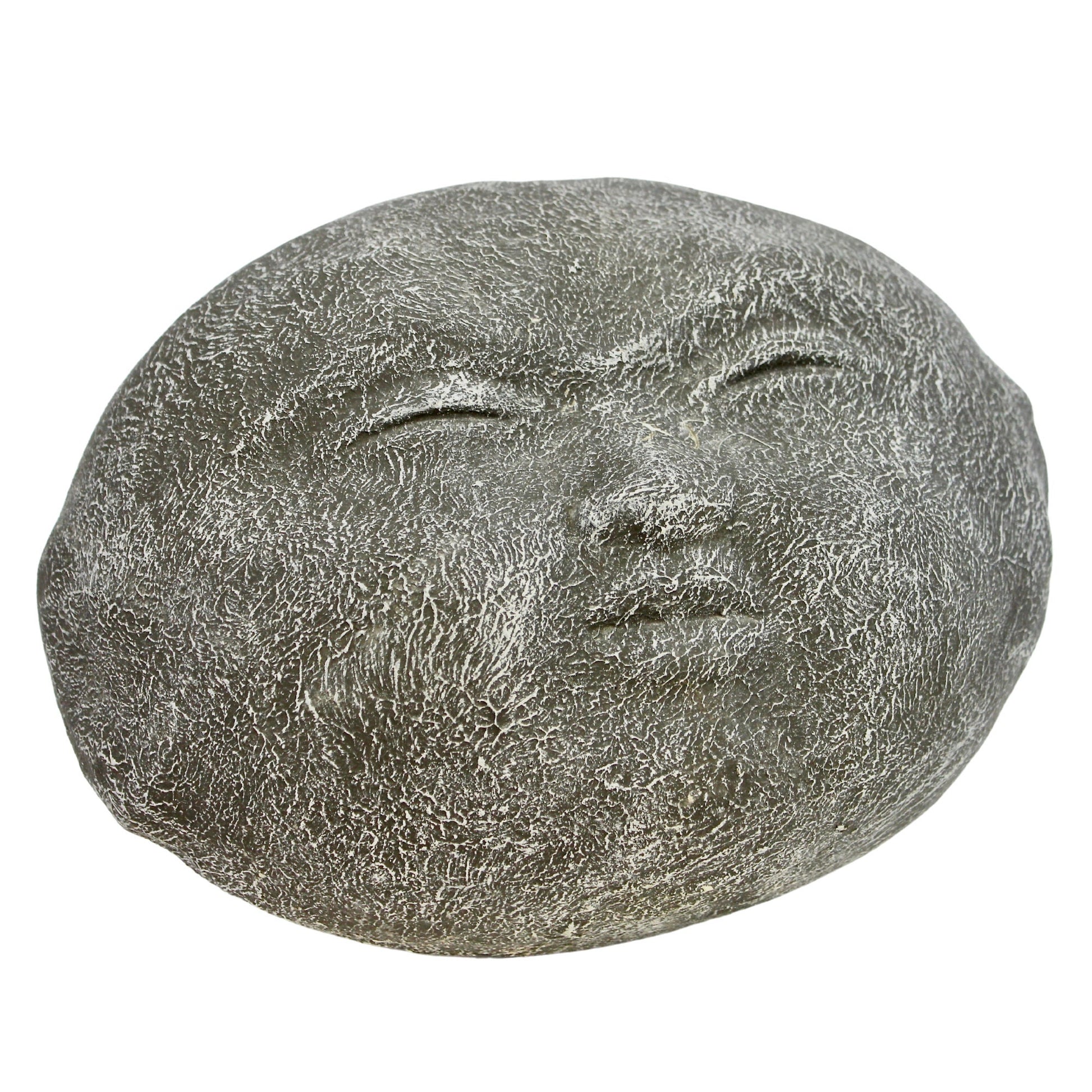 Japanese Jizo Garden Statue cast lava stone  Protector Children Mothers Traveler handmade - Acadia World Traders