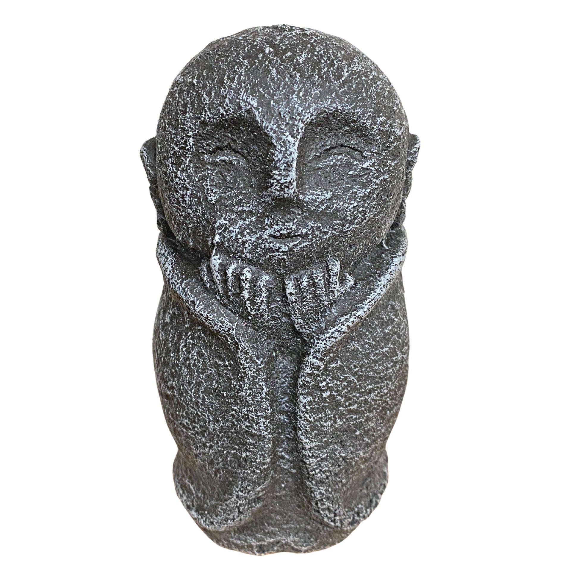 Japanese Jizo Garden Statue Protector of Children Mothers Travelers Handmade - Acadia World Traders