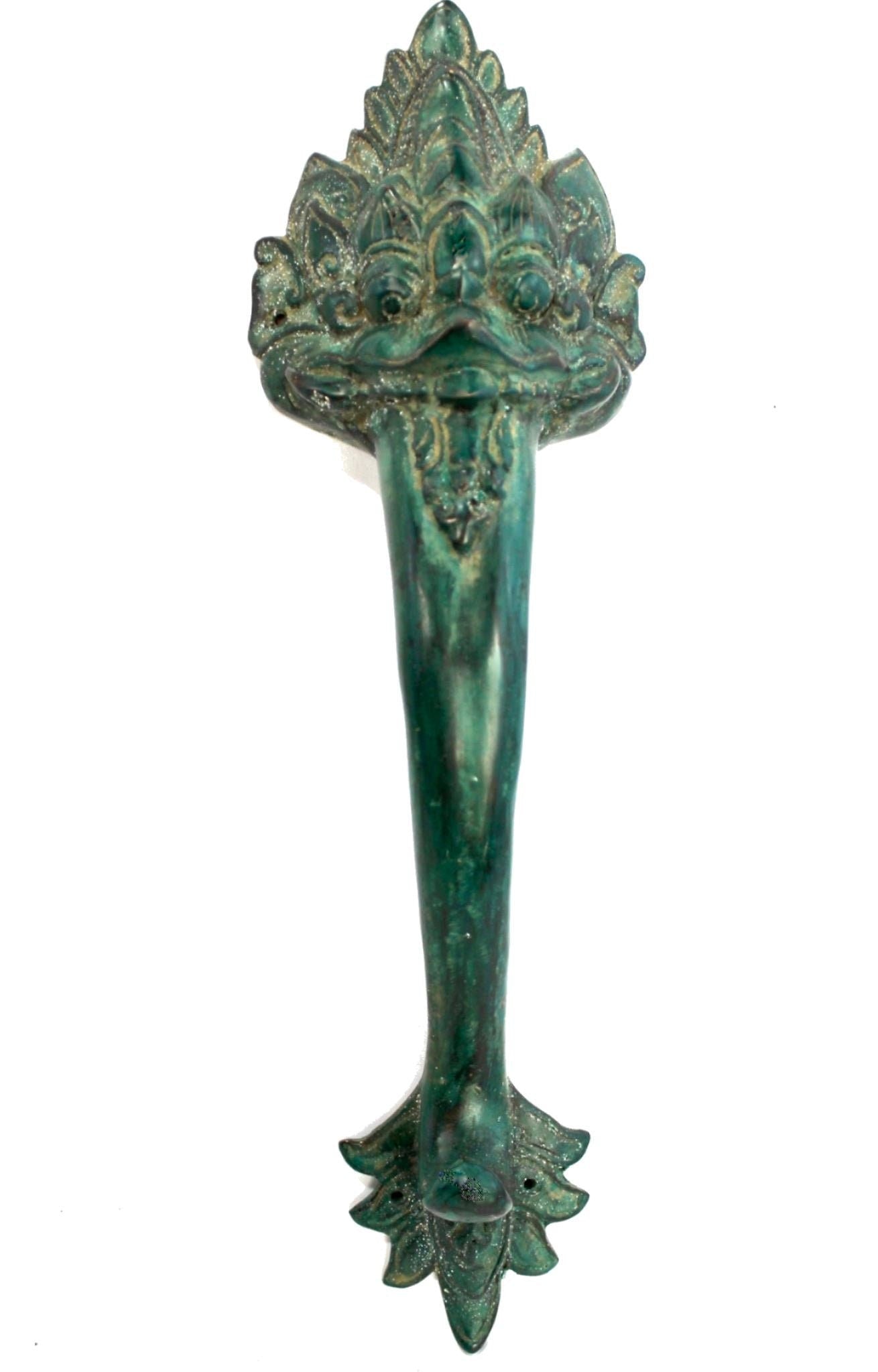 Bronze Barong Boma Demon Door Handle Pull Knob hardware handmade Bali Art
