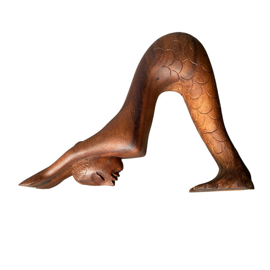 Yogini Yoga POse Mermaid Down Dog Asana Yoga Mermaid Figure - Acadia World Traders