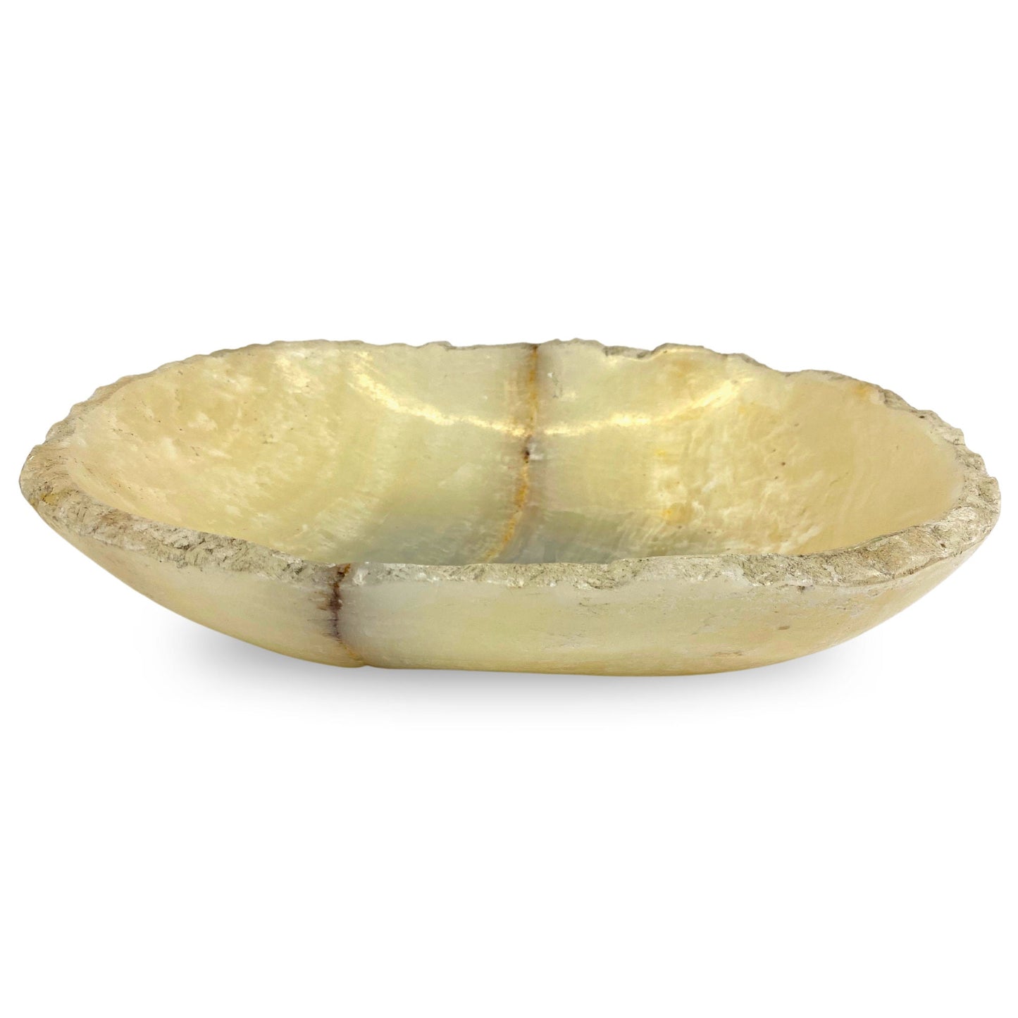 Hand Carved Agate Bowl: Decorative Crystal Healing Bowl