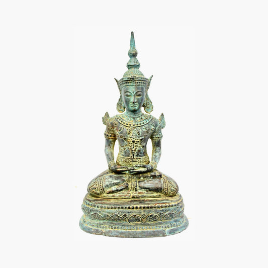 Seated Dhyana Buddha Bronze Statue Handmade Lost Wax Cast sculpture