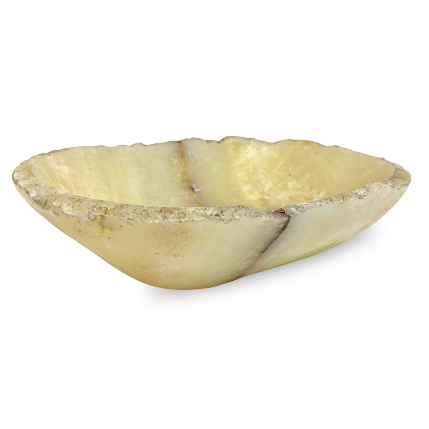 Hand Carved Agate Bowl: Decorative Crystal Healing Bowl