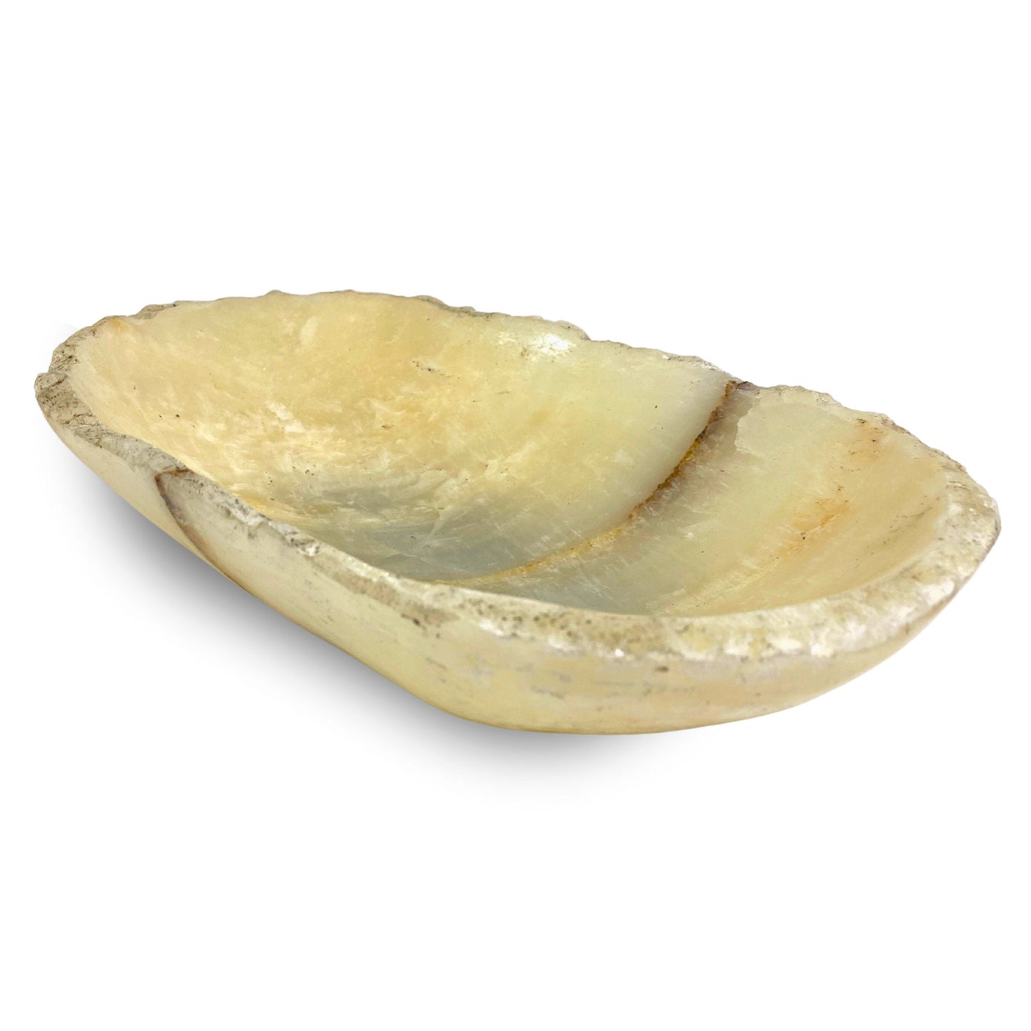 Hand Carved Agate Bowl: Decorative Crystal Healing Bowl