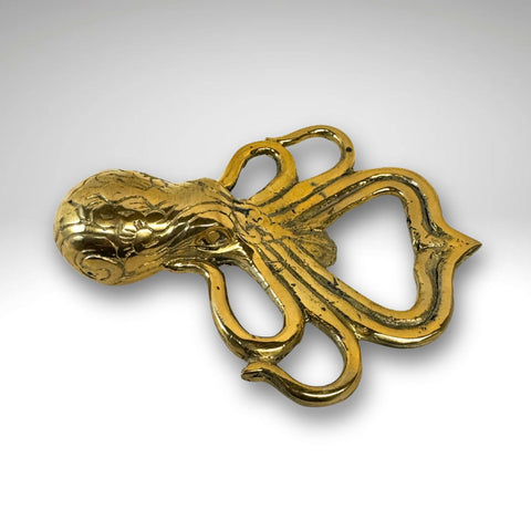 Octopus Bottle Opener Nautical Themed Barware Solid Bronze Metal lost wax cast Cephalopoda