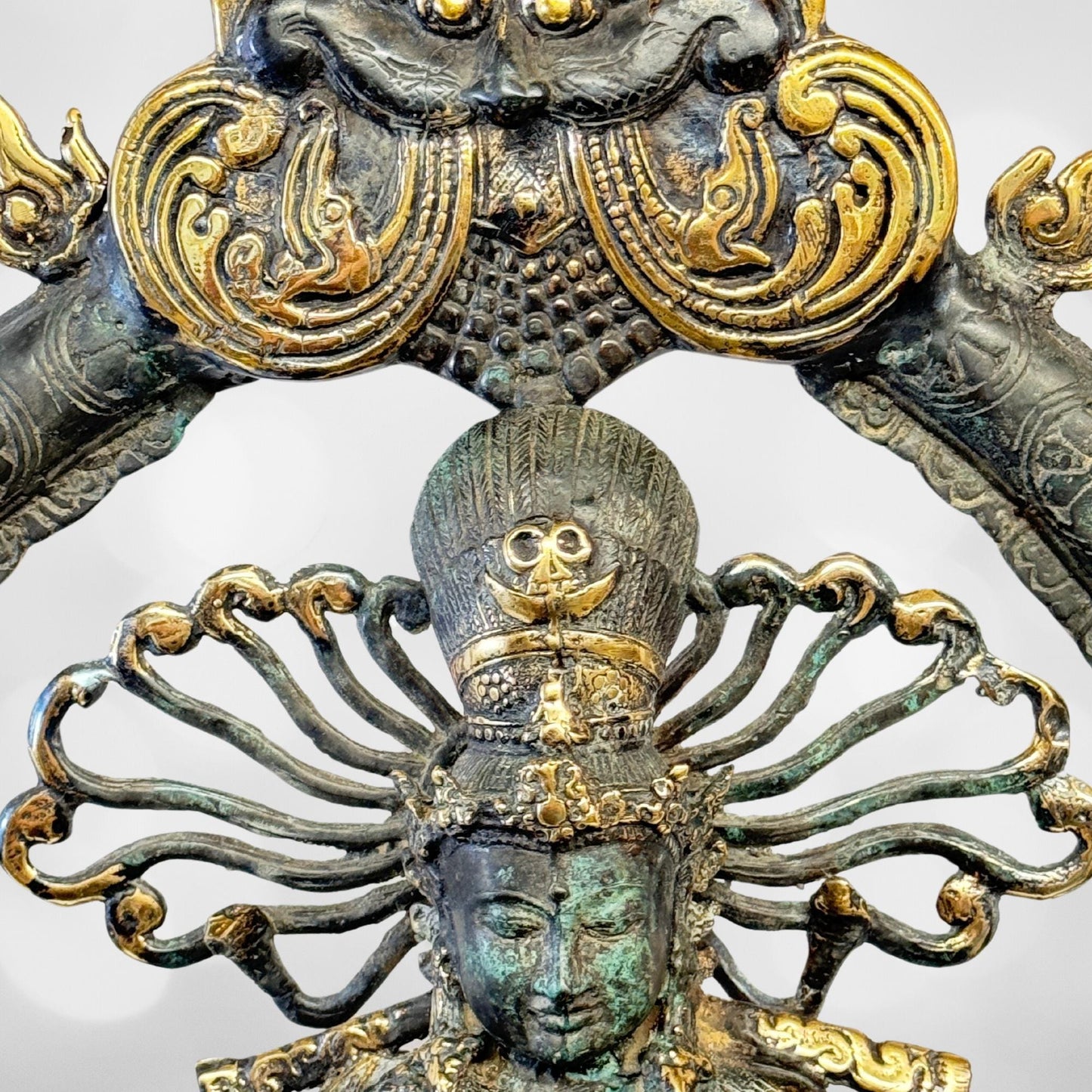 Shiva Nataraja Bronze Sculpture: Balinese Hindu Art Statue, Lost Wax Cast