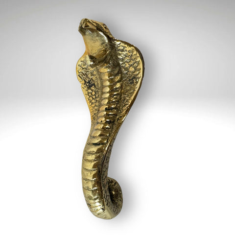 Cobra Bottle Opener Bronze Barware Oddities Striking Snake Eclectic decor Solid Metal lost wax cast