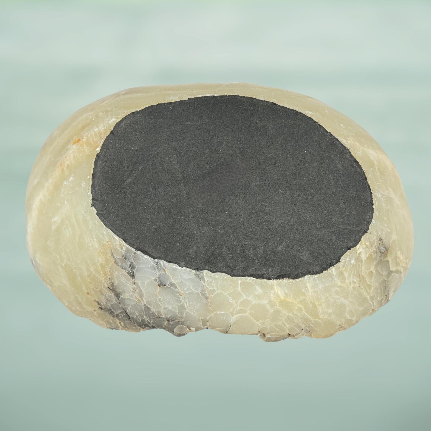 Banded Agate Bowl gemstone fruit Bowl hand carved stone matrix crystal healing Vessel