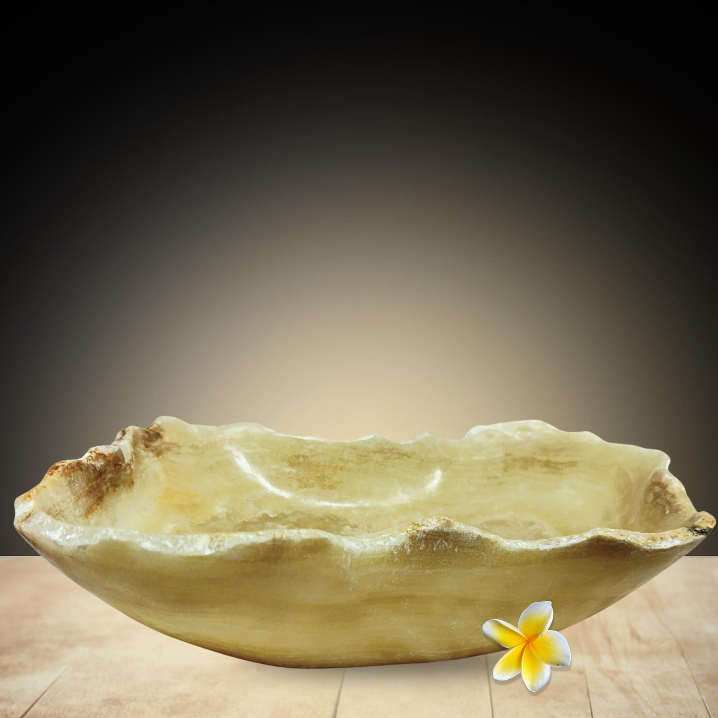 Hand Carved Agate Crystal Bowl: Raw Edge Reiki Tool