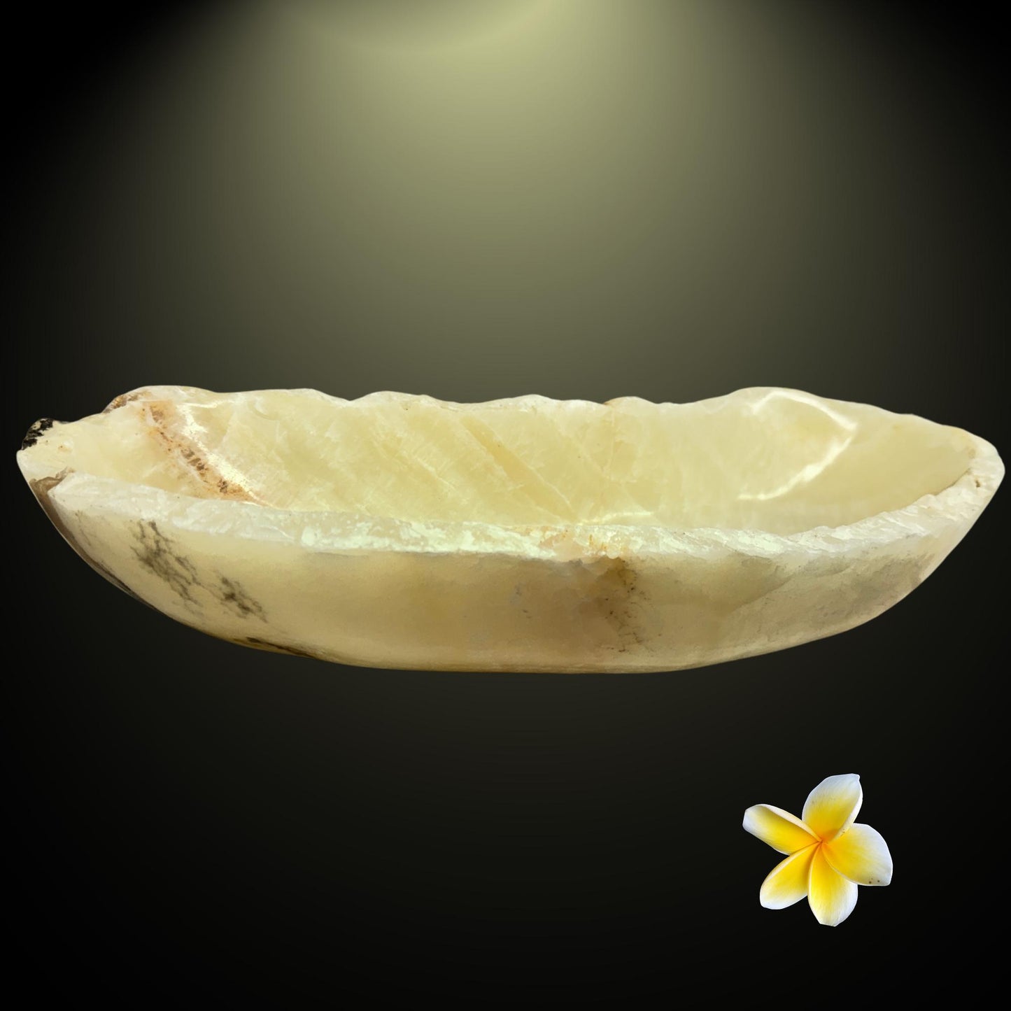 Hand Carved Agate Crystal Bowl: Chakra Healing Stone Vessel