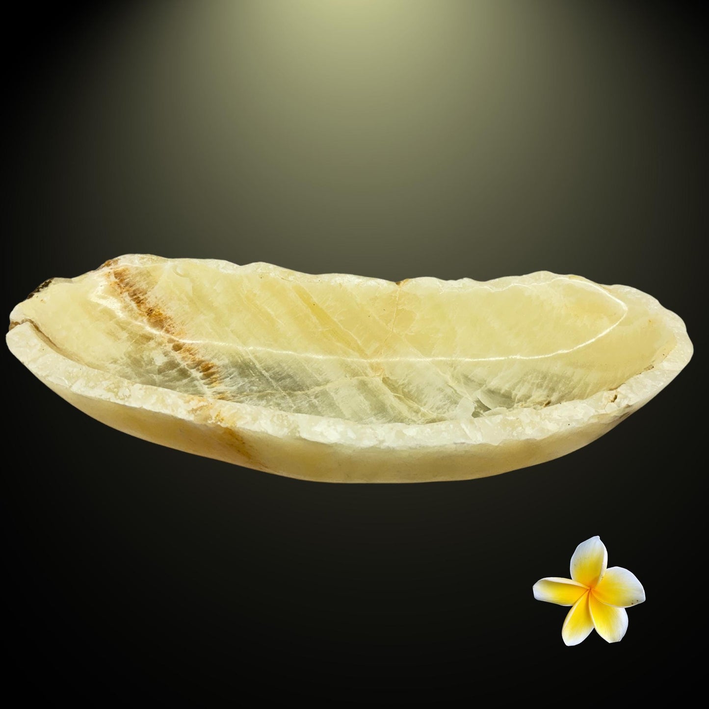 Hand Carved Agate Crystal Bowl: Chakra Healing Stone Vessel