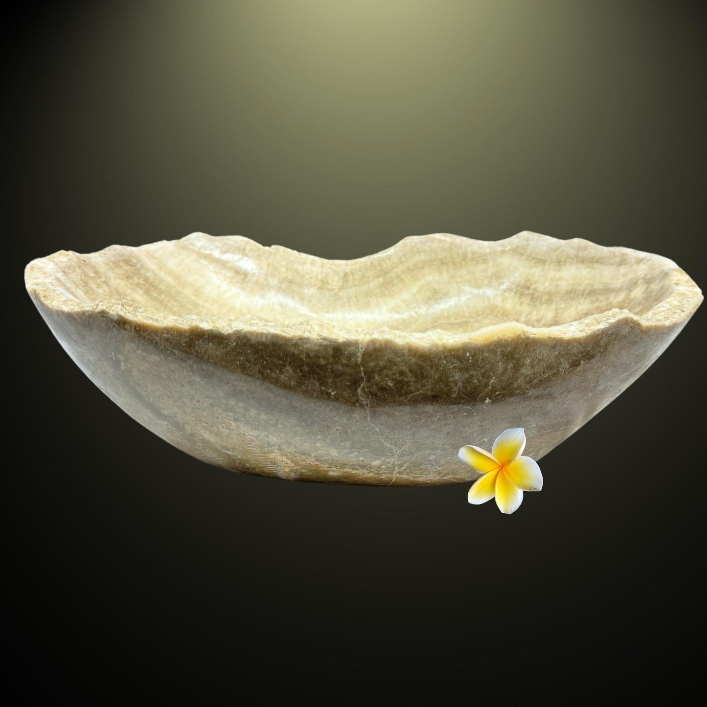 Banded Agate Bowl gemstone fruit Bowl hand carved stone matrix crystal healing Vessel