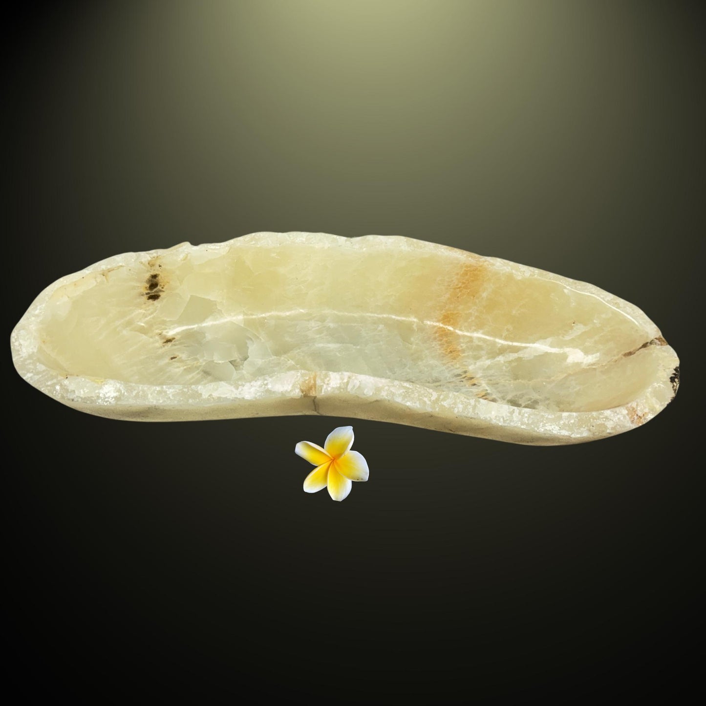 Hand Carved Agate Crystal Bowl: Chakra Healing Stone Vessel