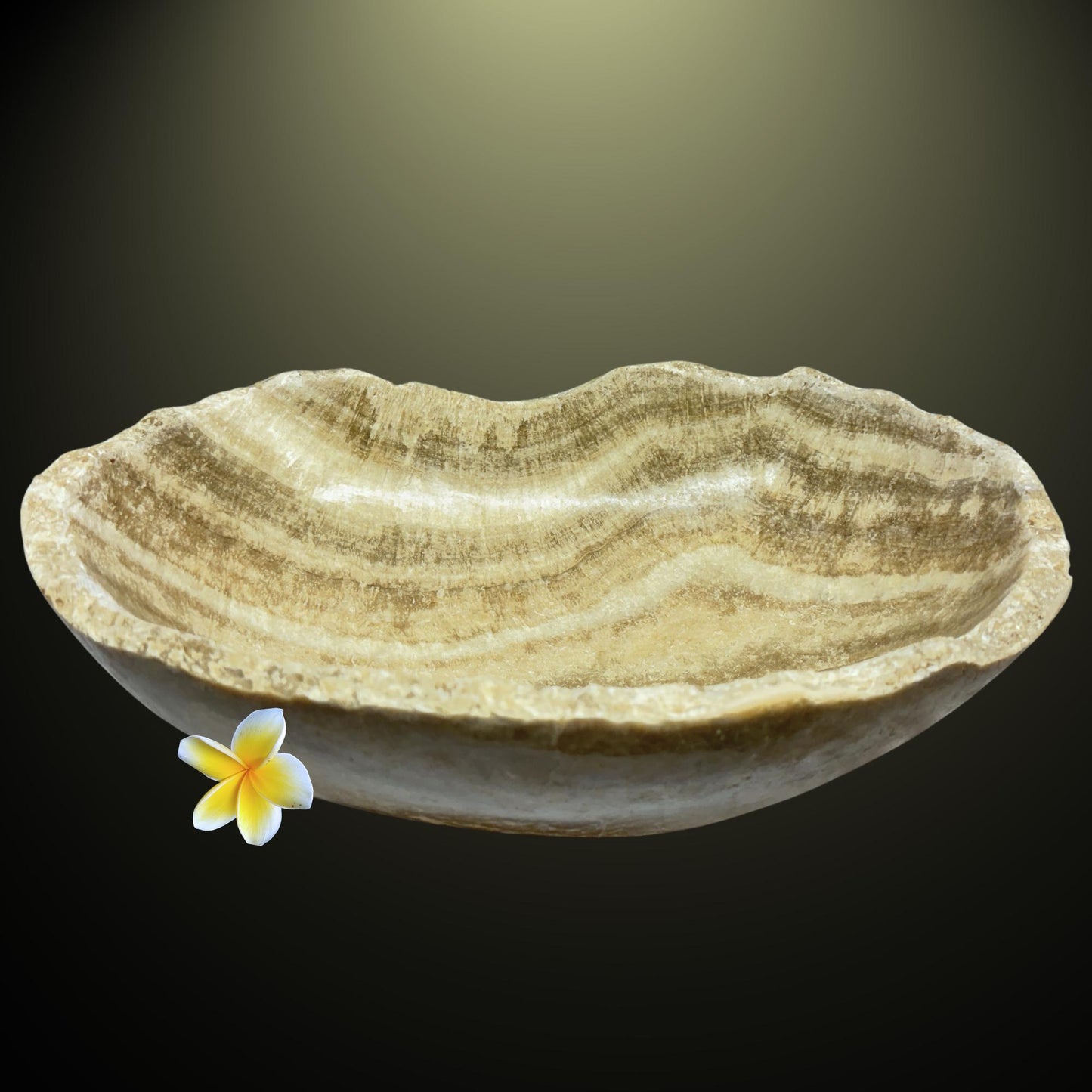 Banded Agate Bowl gemstone fruit Bowl hand carved stone matrix crystal healing Vessel