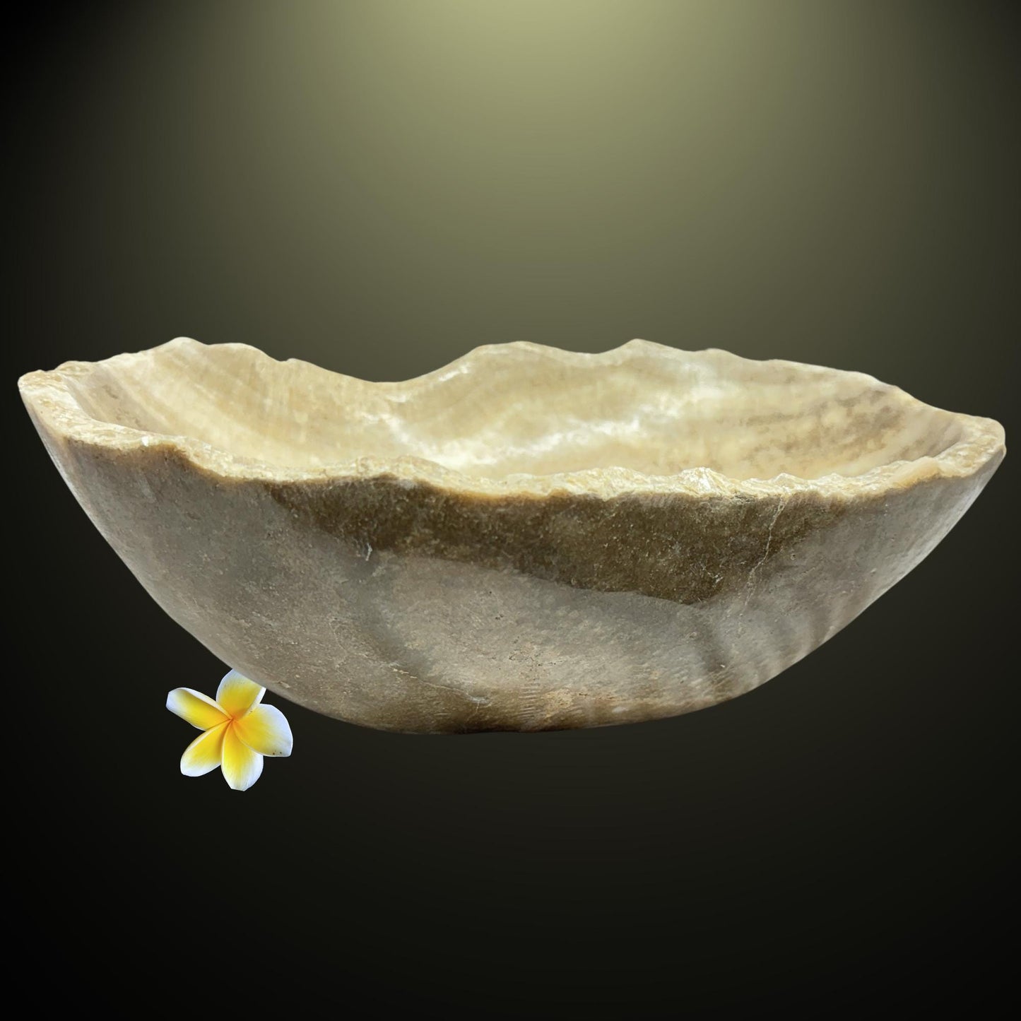 Banded Agate Bowl gemstone fruit Bowl hand carved stone matrix crystal healing Vessel
