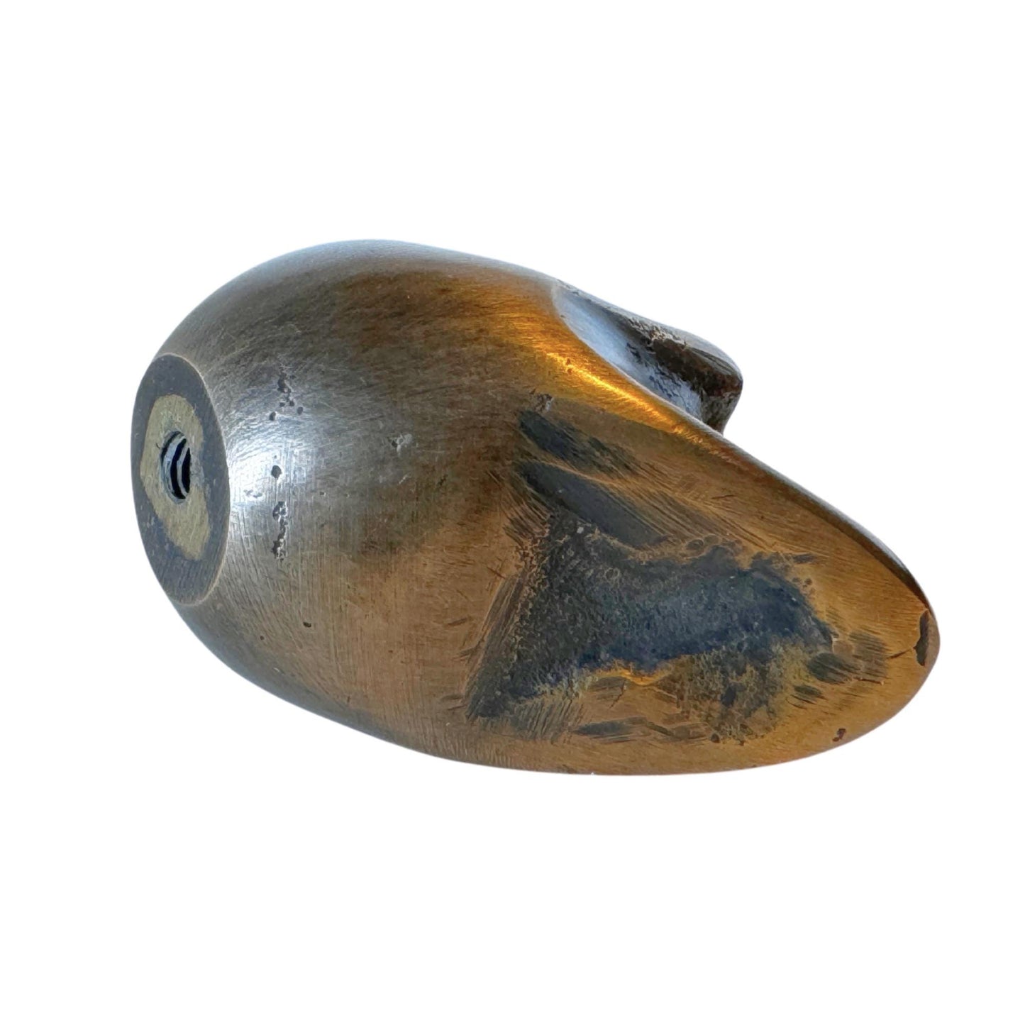 Gothic Skull Knob,  Solid Brass Skeleton Drawer Pull | Handcrafted Bali Home Decor