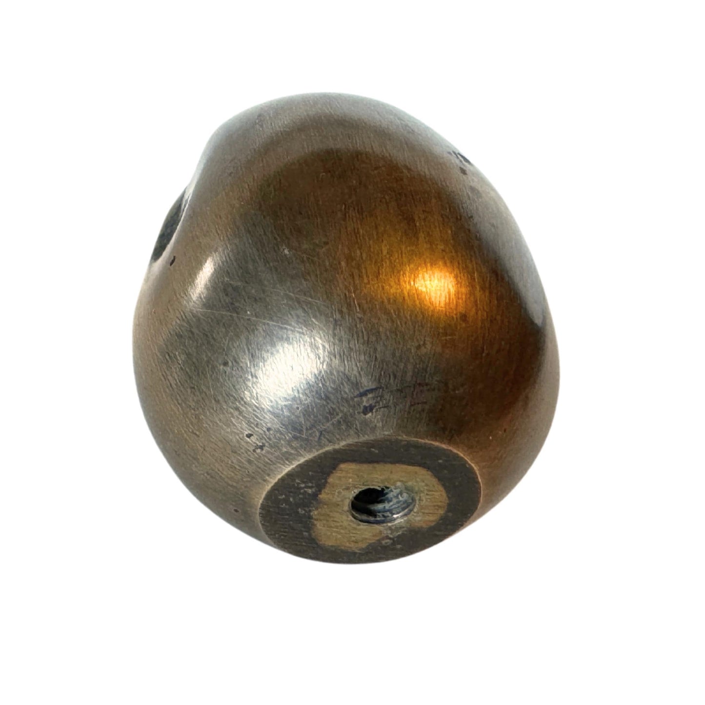 Gothic Skull Knob,  Solid Brass Skeleton Drawer Pull | Handcrafted Bali Home Decor