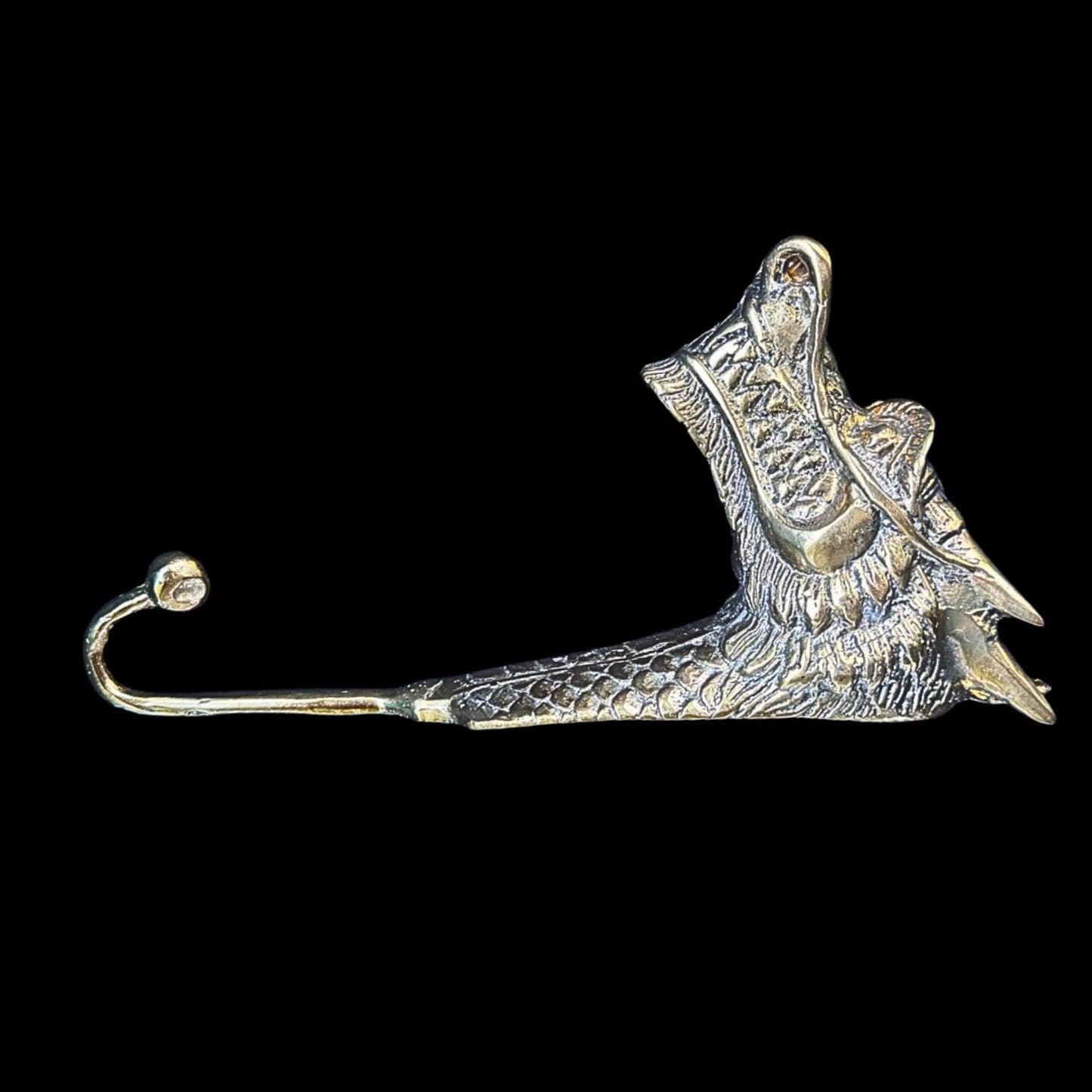 Gothic Dragon Naga wall Hook Unique Home Storage Asian Style Boho Decor gold