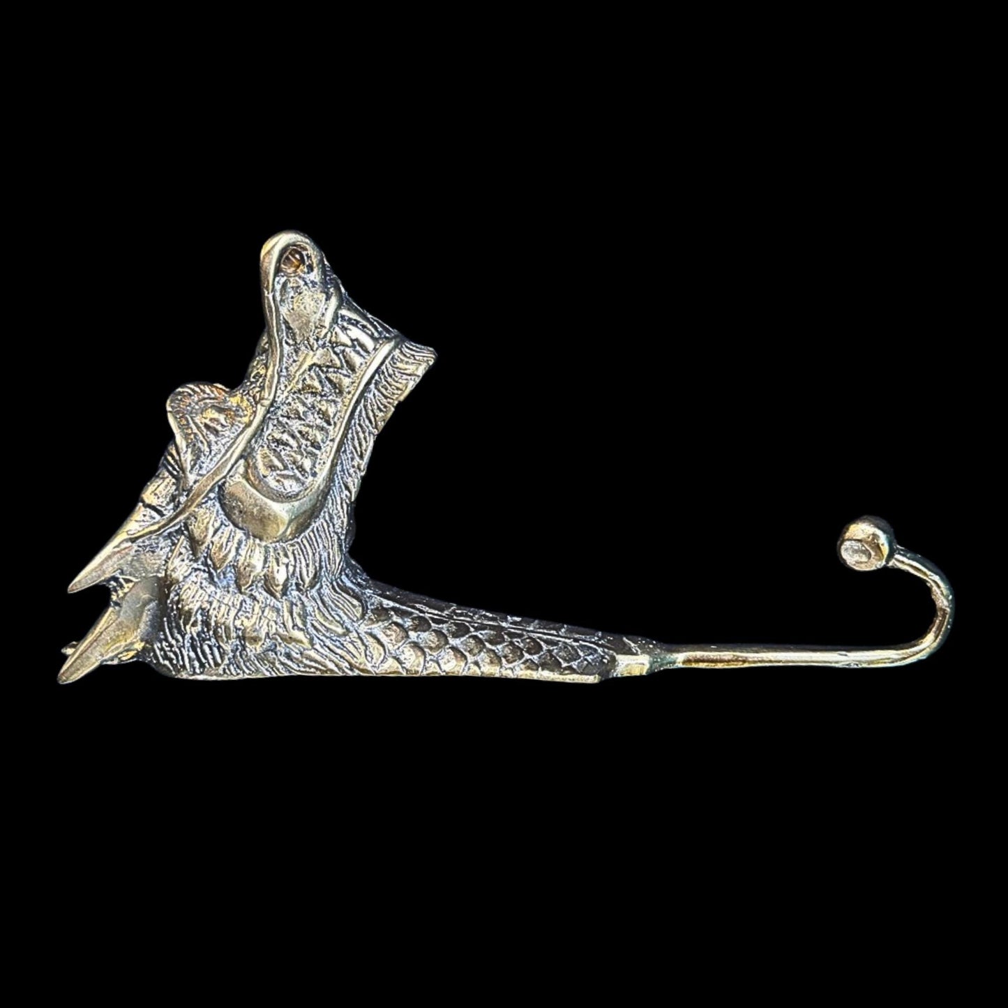Gothic Dragon Naga wall Hook Unique Home Storage Asian Style Boho Decor gold