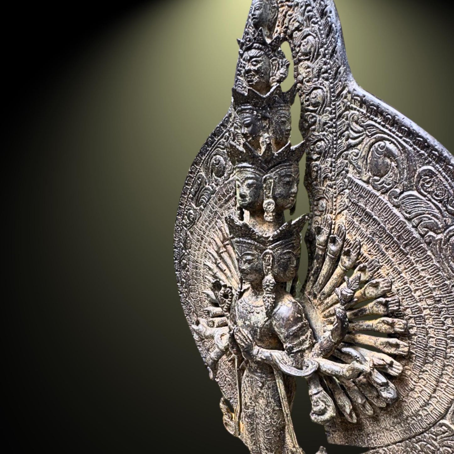 Brahma " - Handmade Lost Cast Bronze  Statues, Hindu Art, Unique Home Decor