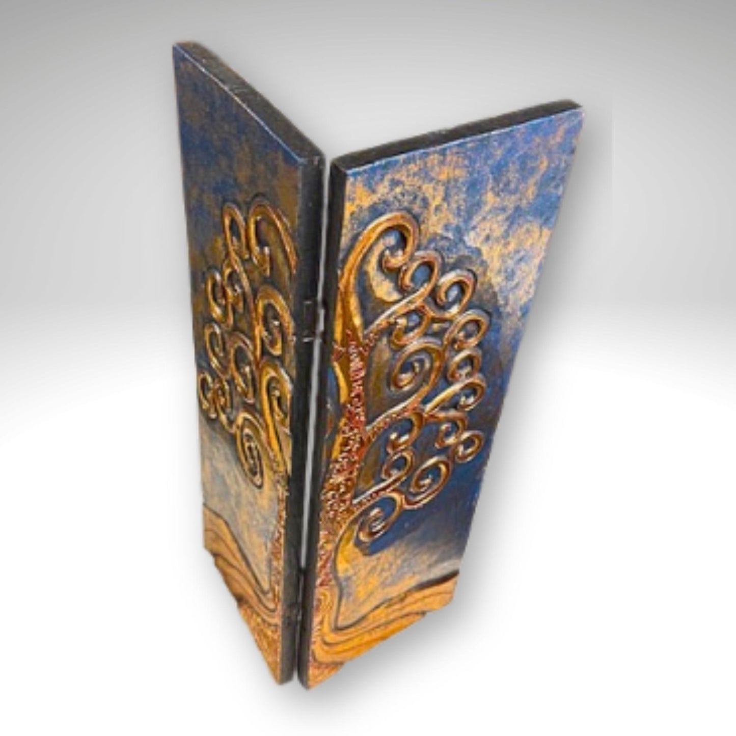Hand Carved Tree of Life Wood Wall Art: Balinese Boho Decor