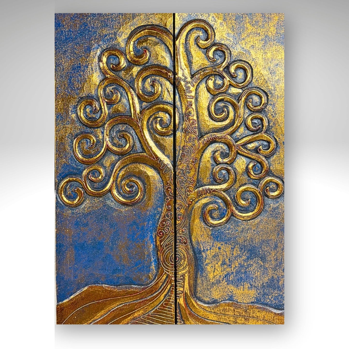 Hand Carved Tree of Life Wood Wall Art: Balinese Boho Decor