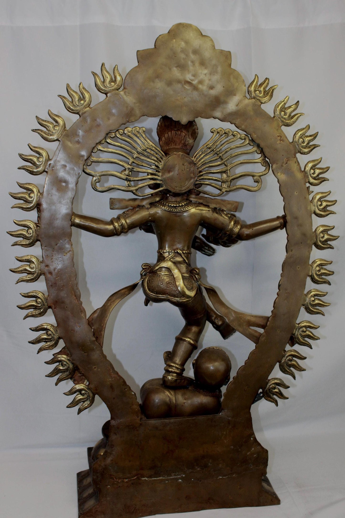 Shiva Nataraja Bronze Sculpture, Handmade Lost Wax Cast Statue, Balinese Hindu Art (3 ft)