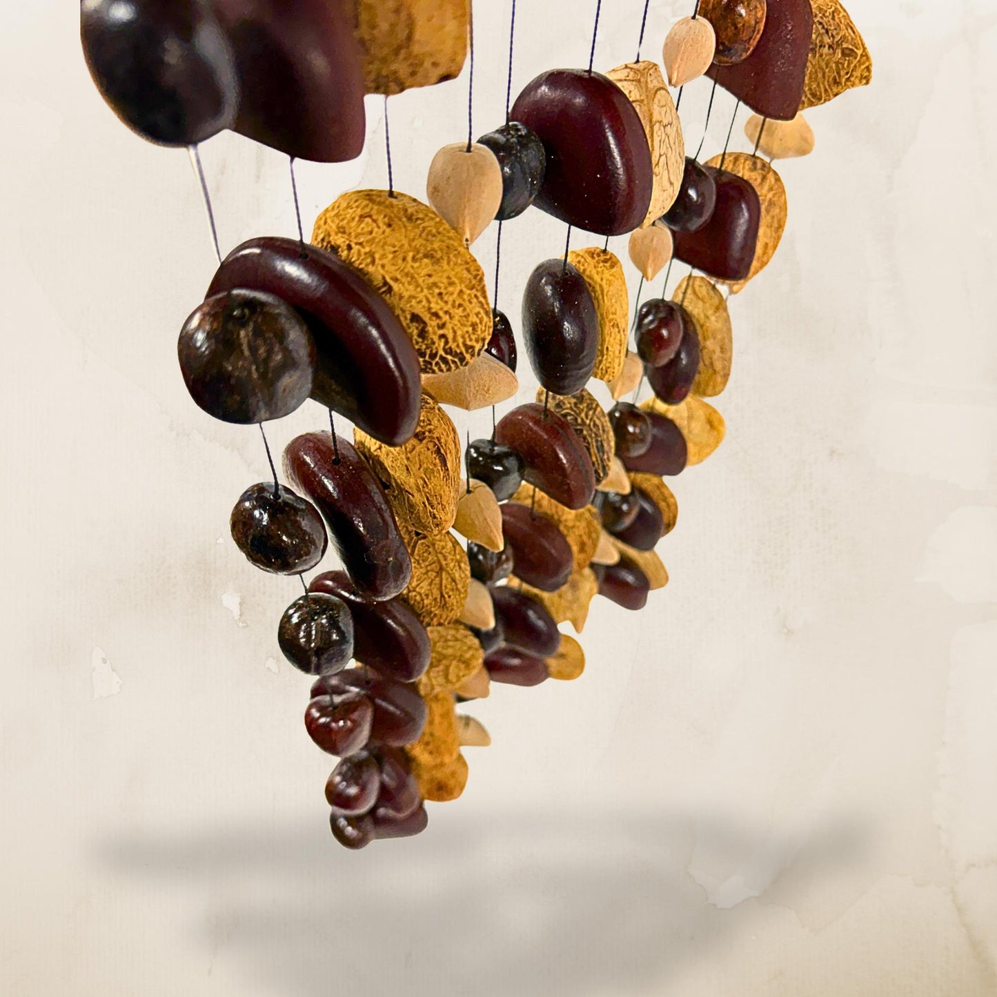 Pangi Nut Natural Seed Wind Chime,  Bendo Fruit Rattle - Sound Healing Bell
