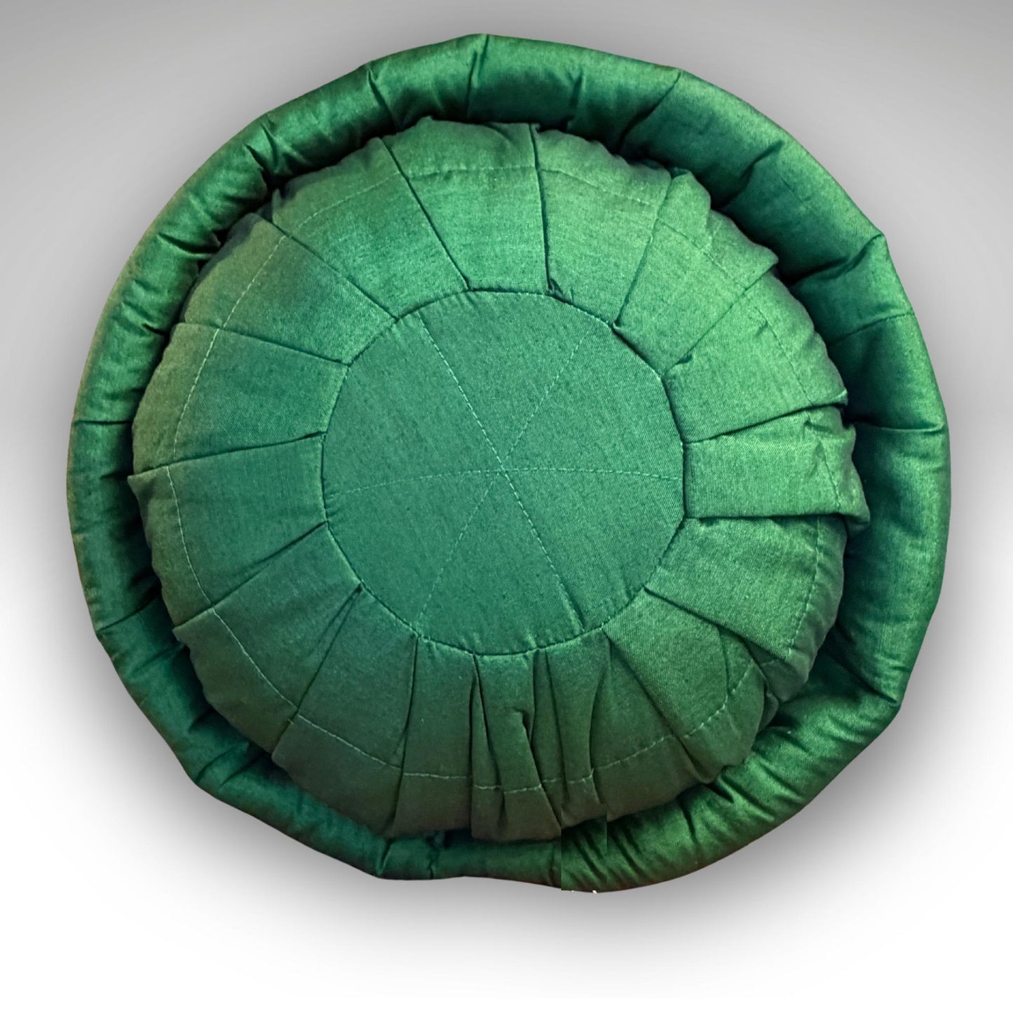 Handwoven Sari Throw Pillow: Organic Kapok Filled Floor Cushion