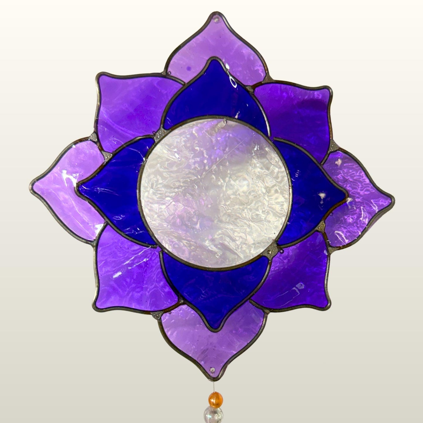Rainbow Chakra Sun Catcher Hanging Mobile : The Sacred Lotus Mandalas of the Seven Chakras