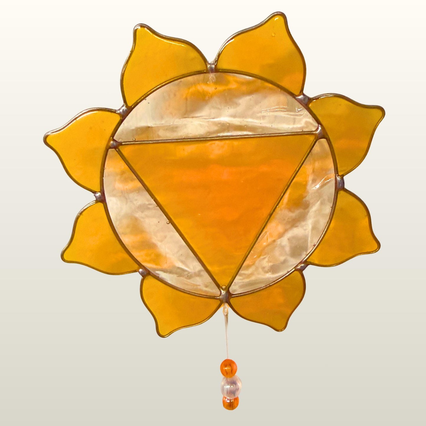 Rainbow Chakra Sun Catcher Hanging Mobile : The Sacred Lotus Mandalas of the Seven Chakras