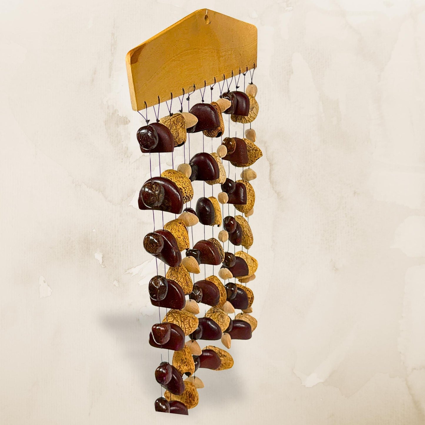 Pangi Nut Natural Seed Wind Chime,  Bendo Fruit Rattle - Sound Healing Bell