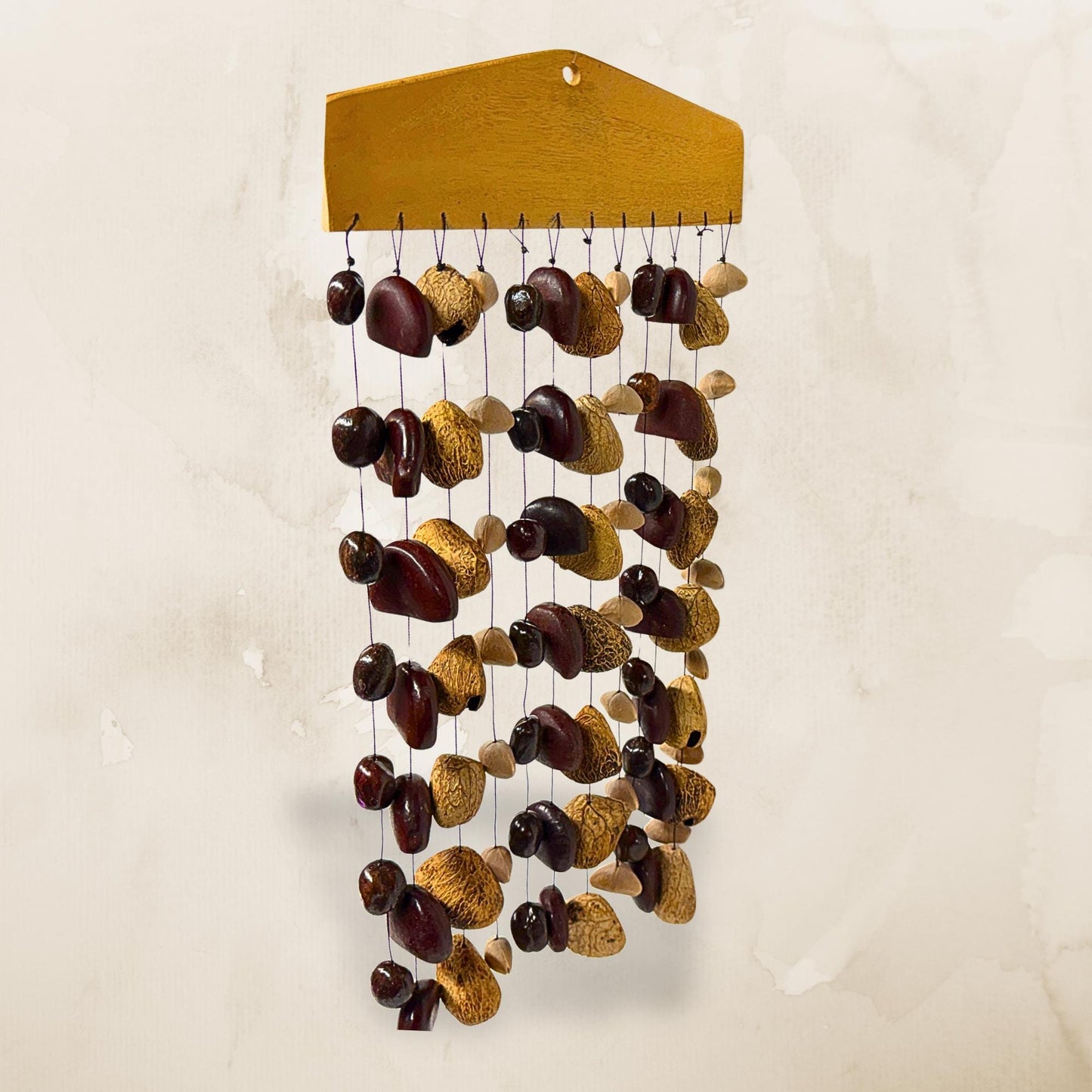 Pangi Nut Natural Seed Wind Chime,  Bendo Fruit Rattle - Sound Healing Bell