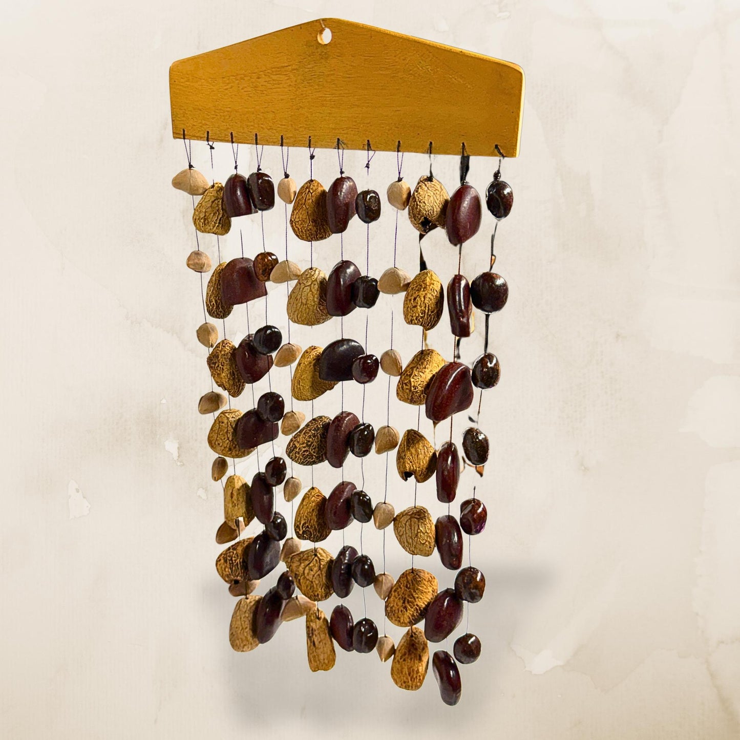 Pangi Nut Natural Seed Wind Chime,  Bendo Fruit Rattle - Sound Healing Bell