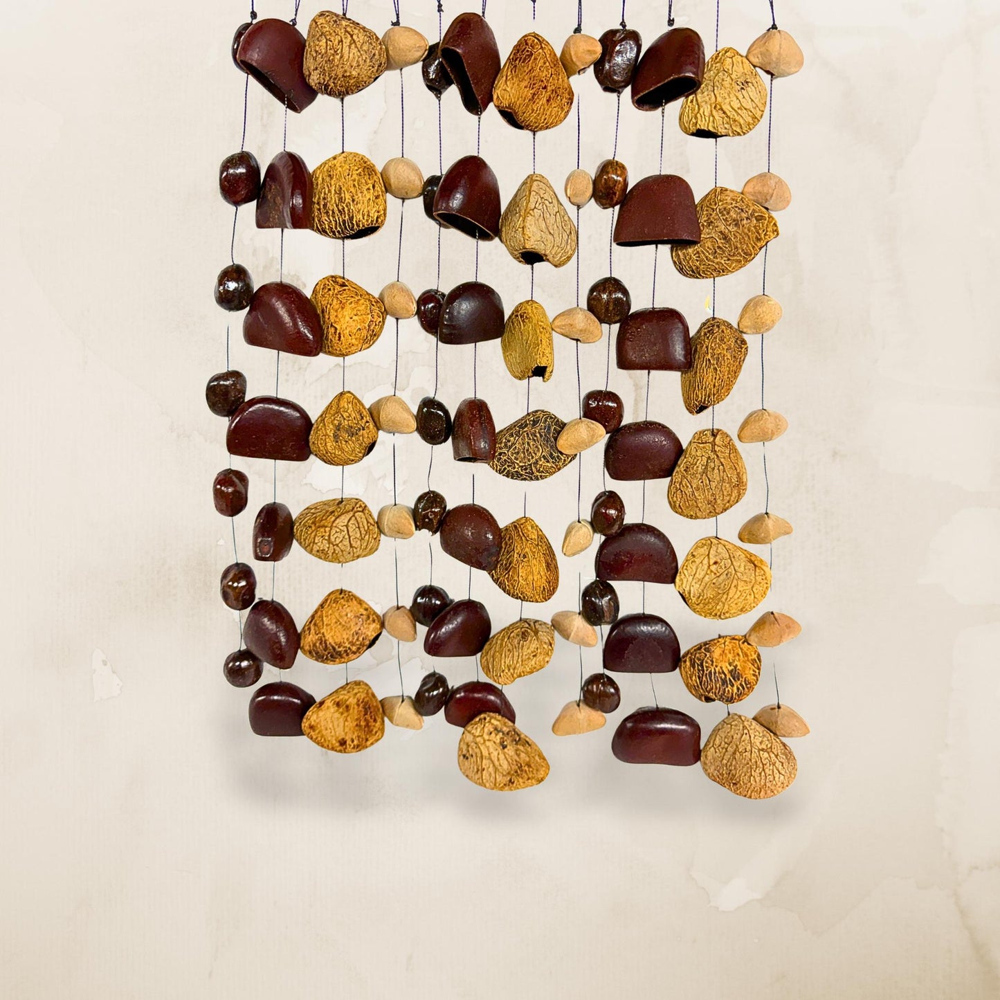 Pangi Nut Natural Seed Wind Chime,  Bendo Fruit Rattle - Sound Healing Bell