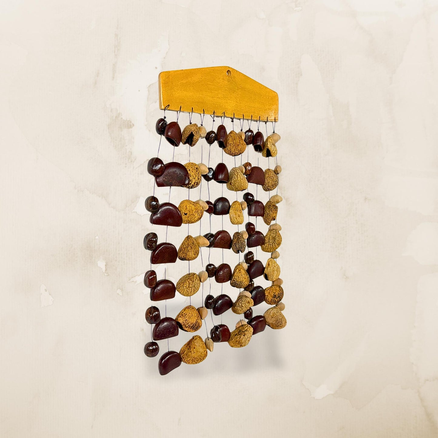 Pangi Nut Natural Seed Wind Chime,  Bendo Fruit Rattle - Sound Healing Bell