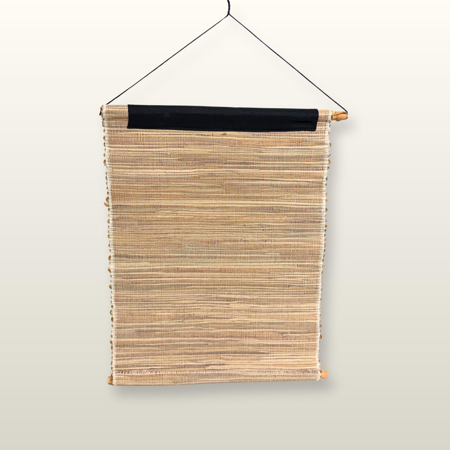 Love is My Religion Woven Abaca Fiber Banner: Tree of Life Affirmation Wall Art
