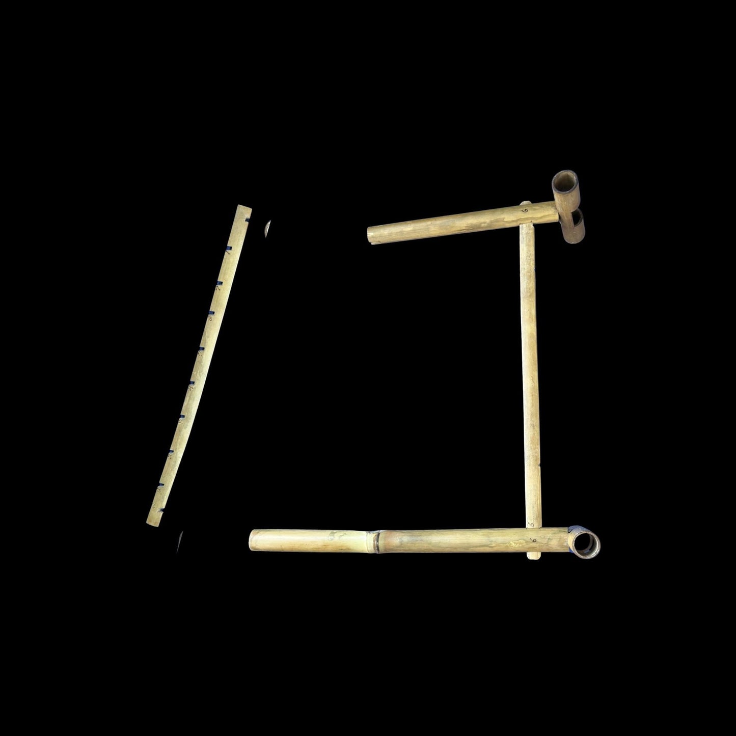 Bamboo Angklung Traditional Percussion Musical Instrument - Indonesian Rindik Gamalan Music