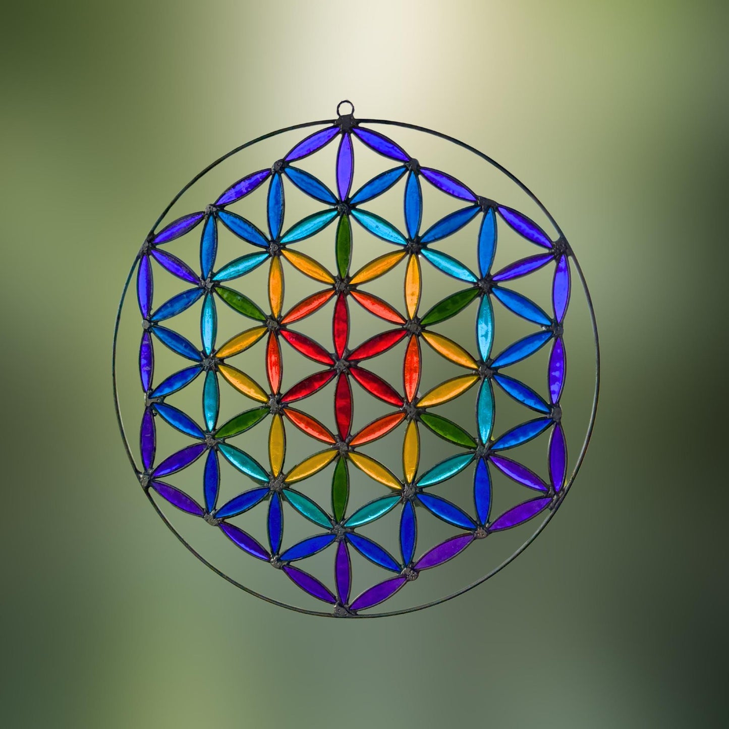 Flower of Life Sun Catcher : Mandala Sacred Geometry