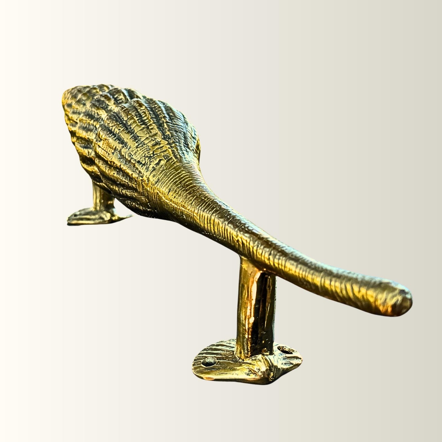 Bronze Seashell Door Handle: Nautical Doorpull, Lost Cast Wax Bronze