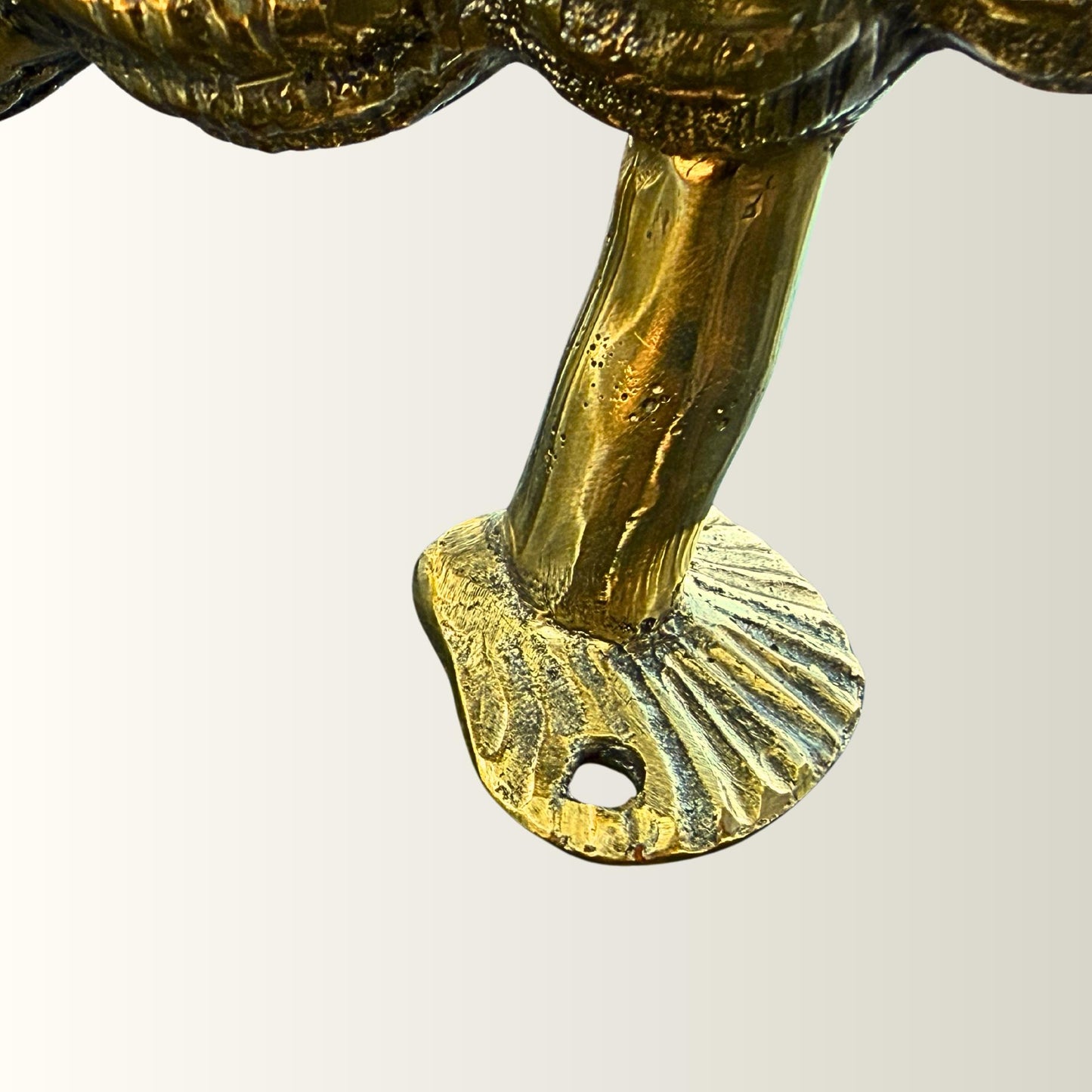 Bronze Seashell Door Handle: Nautical Doorpull, Lost Cast Wax Bronze