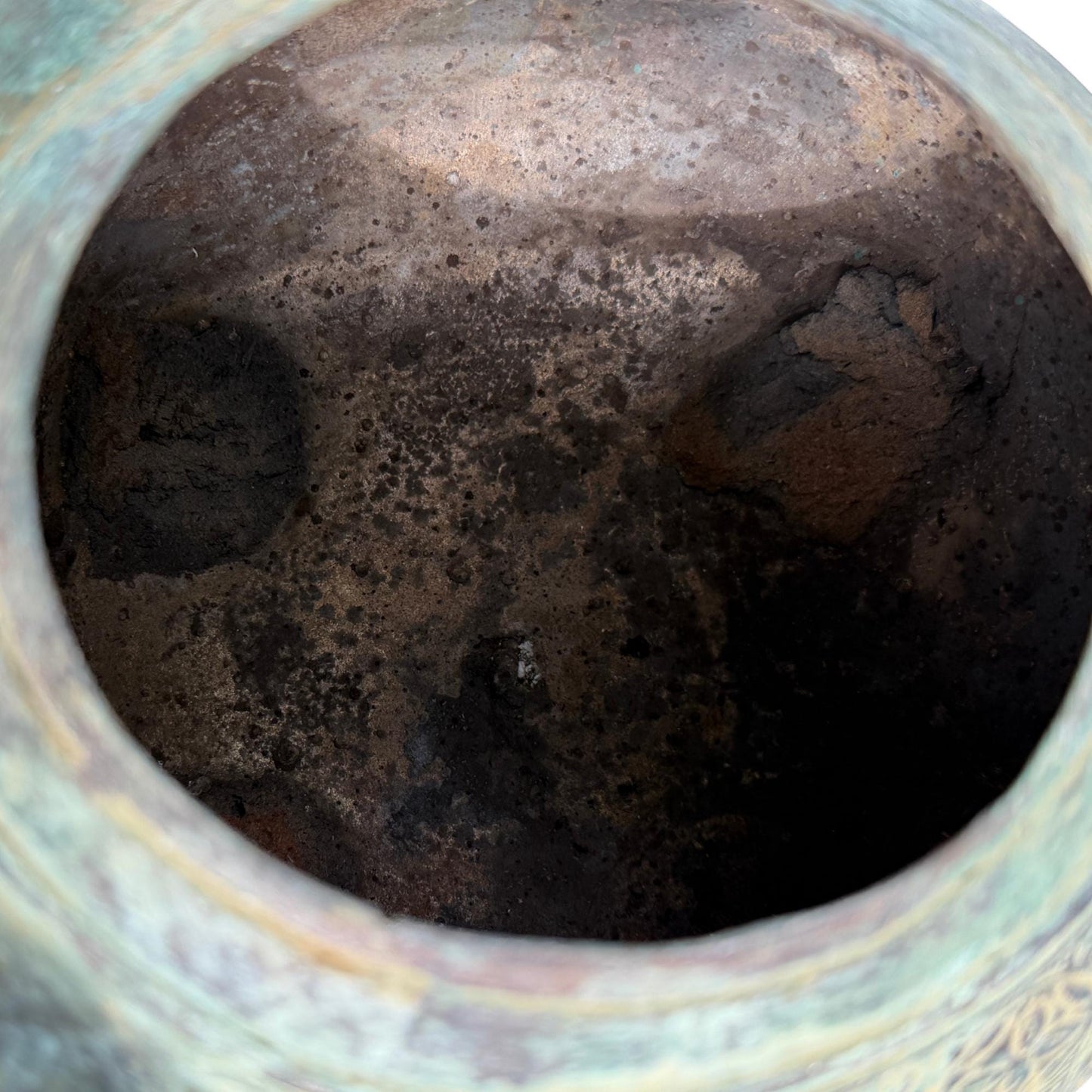 Indonesian Bronze Elephant Figure: Betel Nut Medicine Container , Vintage Verdigris Patina Folk Art