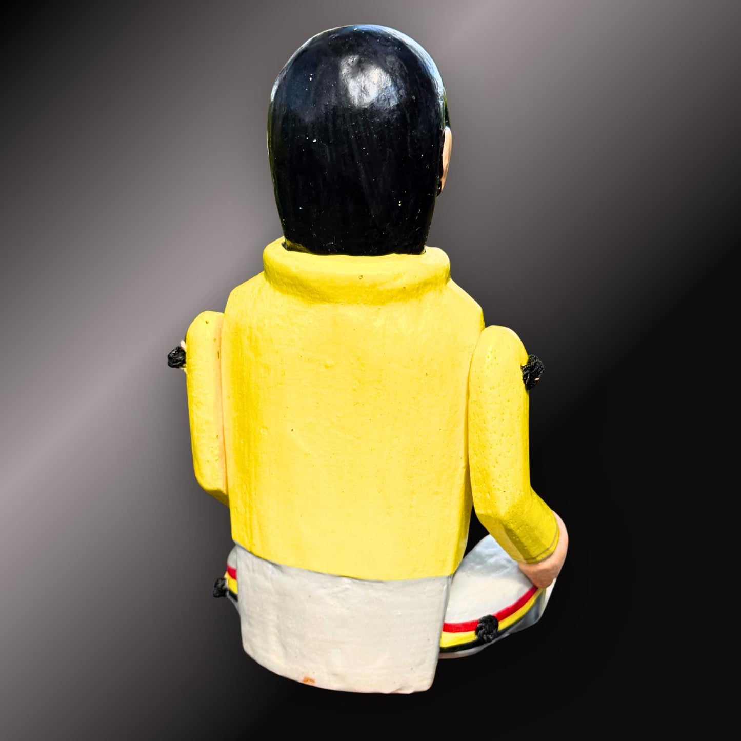 Freddie Mercury  Rock Star Shelf Sitter - Super Star Puppet Hand Painted Carved Wood