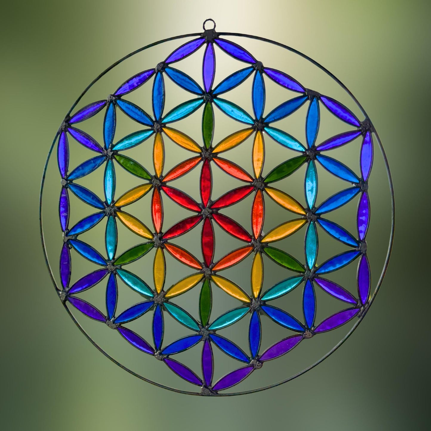 Flower of Life Sun Catcher : Mandala Sacred Geometry