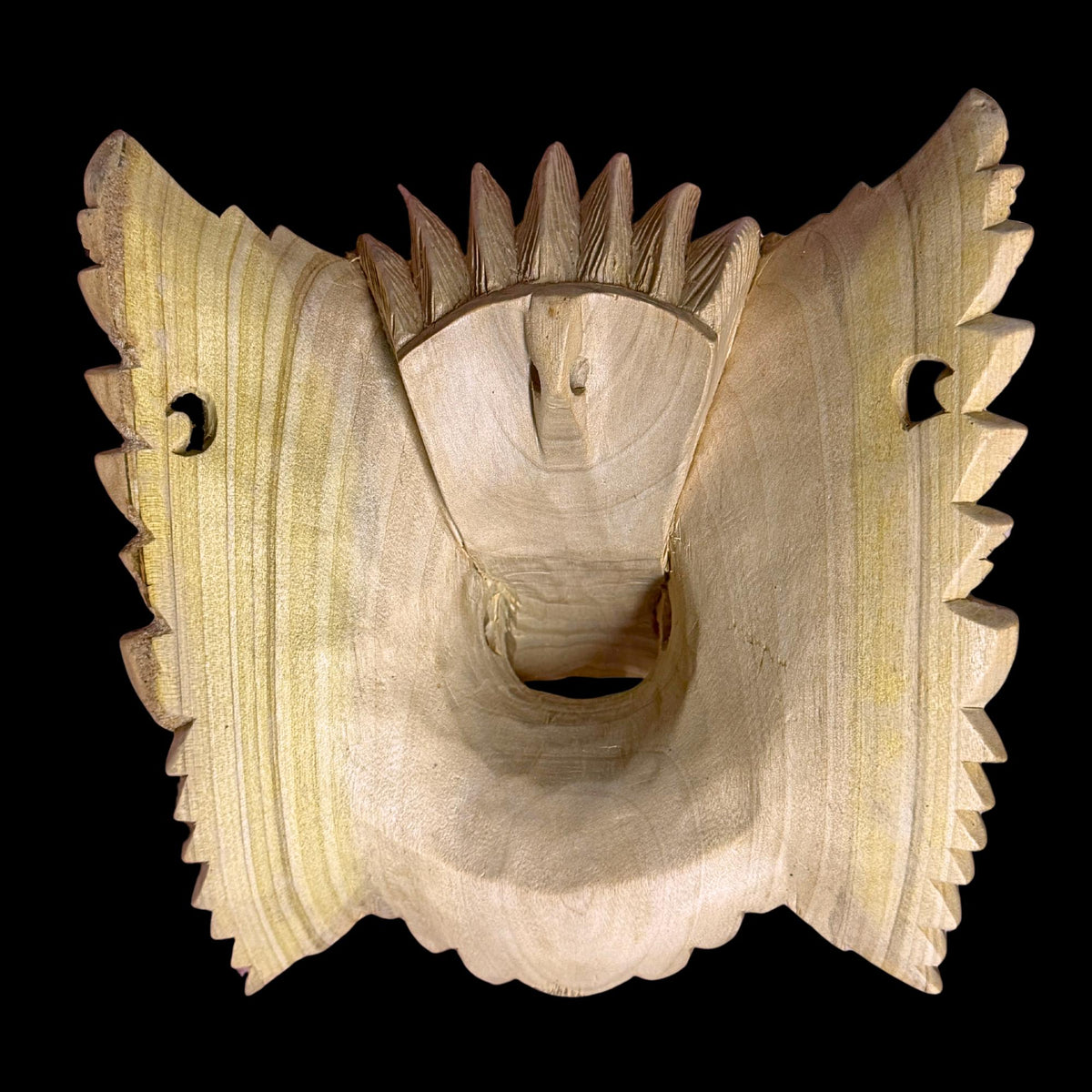 Balinese Rangda Demon Queen Mask, Hand Carved Wood Bali Art