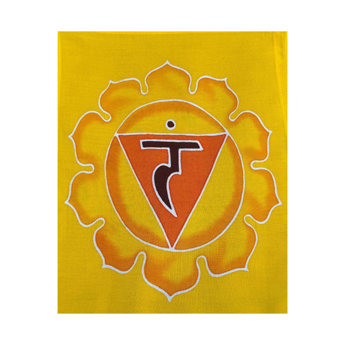 Batik Sacred Chakra Rainbow Prayer Flag: Yoga Meditation Studio,  Home  Garden Decor