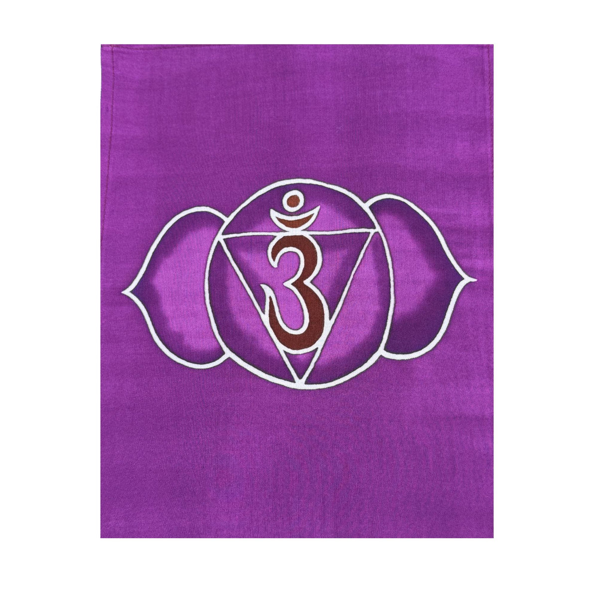 Batik Sacred Chakra Rainbow Prayer Flag: Yoga Meditation Studio,  Home  Garden Decor