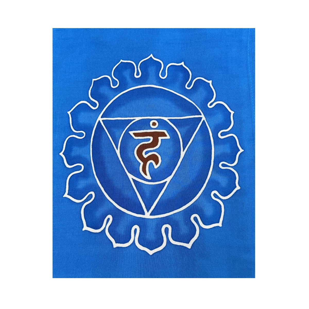 Batik Sacred Chakra Rainbow Prayer Flag: Yoga Meditation Studio,  Home  Garden Decor