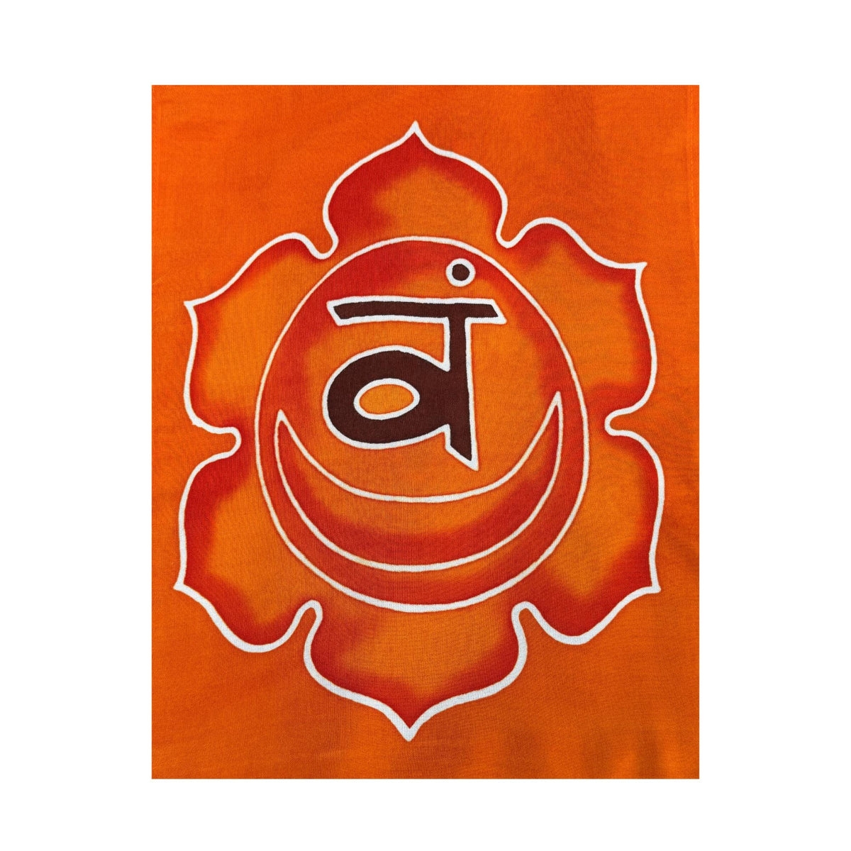 Batik Sacred Chakra Rainbow Prayer Flag: Yoga Meditation Studio,  Home  Garden Decor