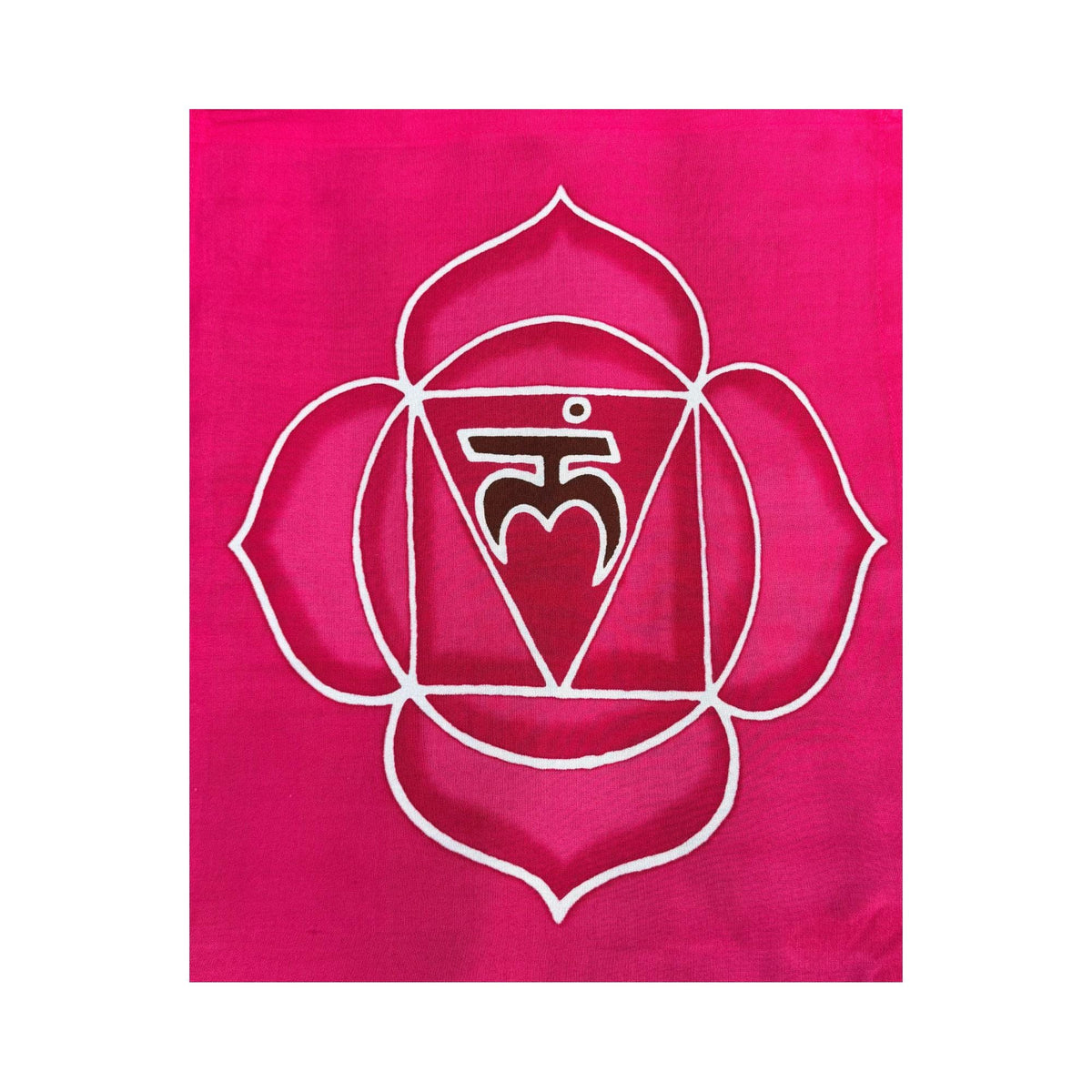 Batik Sacred Chakra Rainbow Prayer Flag: Yoga Meditation Studio,  Home  Garden Decor